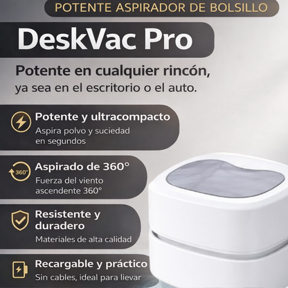 DeskVac Pro Mini Aspiradora