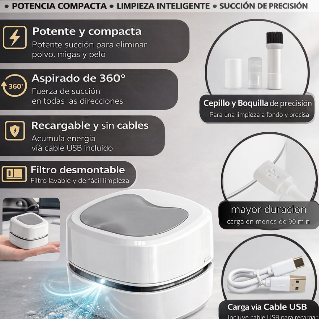 DeskVac Pro Mini Aspiradora